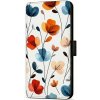 Knižkové puzdro Creative Case 53 Farebné kvety – Samsung Galaxy A55 5G