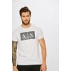 Armani Exchange tričko s potlačou biele