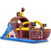 Nafukovacia šmykľavka Pirát | Veľký skákací hrad – opičia dráha | Profi prevedenie | Certifikované