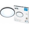 WiZ Tunable white 8719514338036 LED stropné svietidlo SuperSlim 1x16W | 1600lm | 2700-6500K - stmievateľné, čierna