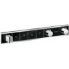 Sprchová batéria Hansgrohe Rainselect bez podomietkového telesa čierna / chróm 15357600