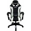 Herné kreslo R-sport K3 umelá koža čierno-biele