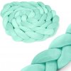 Ochranný vrkoč do postieľky Ricokids 3m - mätový