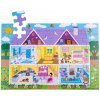 Bigjigs Toys Podlahové puzzle Domček pre bábiky 48 ks