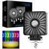 RGB LED PRACOVNÁ LAMPA HALOGÉN 18W RGB FUNKCIE SVIETENIA DC9-80V