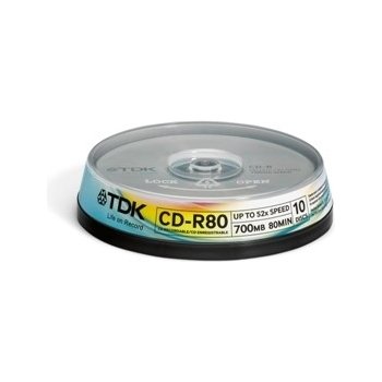 TDK CD-R 700MB 52x, 100ks