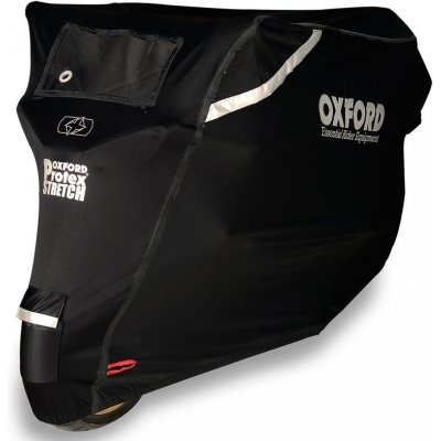 Plachta na motorku Protex Stretch Outdoor s klimatickou membránou, OXFORD - Anglicko (čierna, veľ. XL)