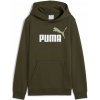 Detská mikina s kapucňou Puma Essentials 2 Color No.1 Tmavozelená Oliva