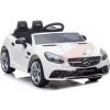 Megacar detské elektrické autíčko Mercedes SLC300, 2x45W, 1x10,8V 3,1Ah, USB, MP3, kožené sedadlo, EVA kolesá, biele