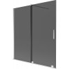 Mexen Velar, 2-krídlová posuvná vaňová zástena 150 x 150 cm, 8mm šedé sklo, chrómová, 896-150-000-41-01