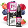 Riot Hybrid Salt Strawberry Raspberry Blueberry (Jahoda, malina a borůvka) 10ml Obsah nikotinu: 10 mg