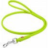 Okrúhle kožené vodítko zelenej farby 122cm, Šírka: 8 mm