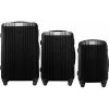 Wings KESTREL KST01 Sada 3 cestovných kufrov, S/M/L čierna