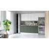 Kuchynská linka ALIMOS 240cm Biela + olive