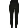 Ladies Rib Knit Leggings - black XXL