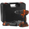 Black & Decker BDCHD18K1B2 Aku príklepová vŕtačka (40Nm/18V/2x2,0Ah), kufor