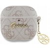 Puzdro na AirPods 4 Guess 4G Charm Collection Case Cover Ružové