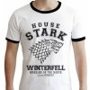 Game Of Thrones Tshirt House Stark man SS white premium