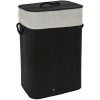 Storage Solutions Kôš na bielizeň Stella Black, 60x40x30 cm