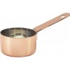 GENWARE Servírovací hrniec nerezový, výška: 30 mm, dĺžka: 120 mm, šírka: 55 mm, medený