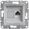 Schneider Electric Slovakia spol. s r.o. Asfora EPH4300161 - zásuvka dátová 1xRJ45 - Cat.5e UTP - aluminium