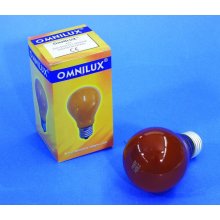 Omnilux 230V 25W E27 A19 oranžová