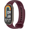 Silikónový remienok pre Xiaomi Smart Band 8 - Vínovočervený