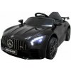 mamido Elektrické autíčko Mercedes GTR-S čierne s mäkkými kolesami EVA a pohodlným sedačkom s licenciou