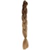 Syntetické vlasy - Vrkoč ombre blond 60cm