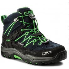 CMP Kids Rigel Mid Trekking Shoe Wp blue/gecko