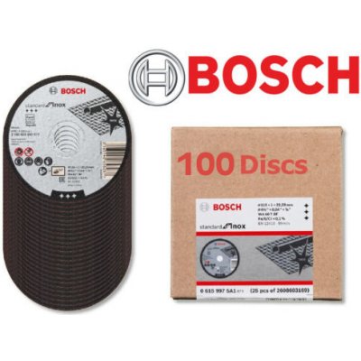 Rezný kotúč BOSCH 125x1.6mm - 100 ks (Standard for METAL 2608603165)