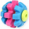 TPR Gumená loptička pre psa s ozubenými kolieskami - 7cm