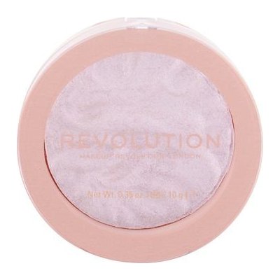 Makeup Revolution London Re-loaded vysoce pigmentovaný pudrový rozjasňovač Peach Lights 10 g