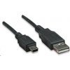 Kábel USB Manhattan USB-A - miniUSB 1.8 m Czarny (333375)
