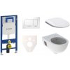 Cenovo zvýhodnený závesný WC set Geberit do ľahkých stien / predstenová montáž + WC Geberit Selnova SIKOGES3S5