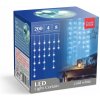 Sveteľný záves - 200 ks LED - studená biela - sieťové - IP44 - 4,2 m - 8 programov