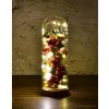 Veyra | VIANOČNÉ PLAMIENKY | LED dekorácia v skle | 27 cm