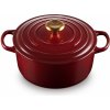 Le Creuset - Liatinový hrniec s pokrievkou 24 cm, 4,2l - Rhone, bordová