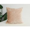 XPOSE® Mikroplyšová obliečka na vankúš - béžová 50x50 cm, Mikroplyš