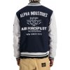 Alpha Industries zimná bunda Varsity Air Force Jacket ultra navy Veľkosť: XL, Farba: modrá