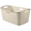Kôš Curver® MY STYLE 47L, krémový, 60x39x28 cm