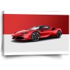 Sablio Obraz Ferrari na červeno-bielej - 60x40 cm
