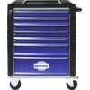 Dielenský vozík Industrial 712 x 943 x 466 mm 7 zásuviek 6 modulov modrý