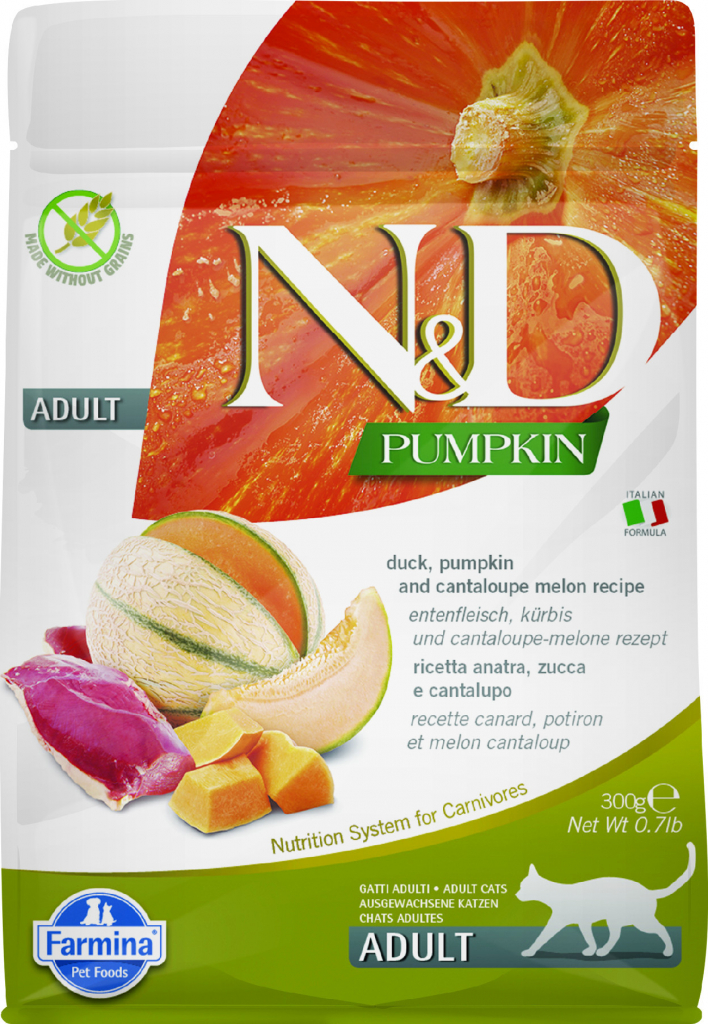 N&D GF Pumpkin CAT Duck & Cantaloupe melon 300 g