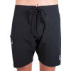 69SLAM krátke stretch boardshort plain bk