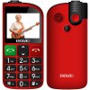 EVOLVEO EasyPhone FL, mobilný telefón pre seniorov s nabíjacím stojanom, červená