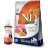 N&D dog Grain Free PUMPKIN Adult Medium & maxi lamb & blueberry 12 kg & LAB V Lososový olej 1000ml