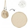 Play&Go Hracia deka a Vak na hračky Organic Stripes Brown
