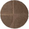 Hnedý ručne tkaný okrúhly koberec ø 200 cm Lambeth Jasper – Ted Baker