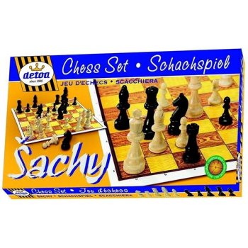 Detoa dřevěné Šachy s dámou